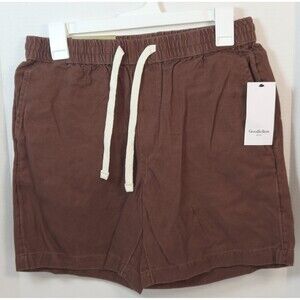 Goodfellow Vintage Style Brown Shorts 7 Inch Inseam Men's Size M New